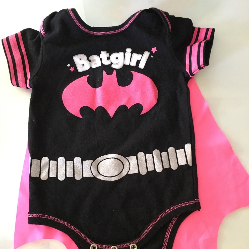 3-6m Batgirl onesie